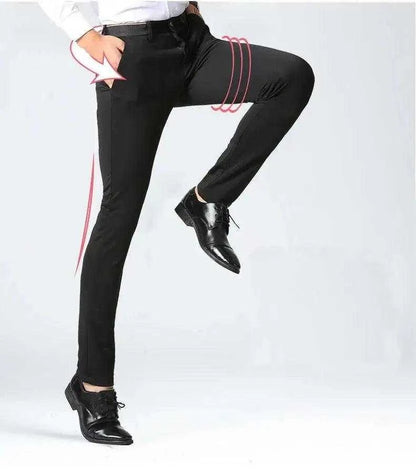 FlexiFit Black Dress Pants - Bruno Bold Shop