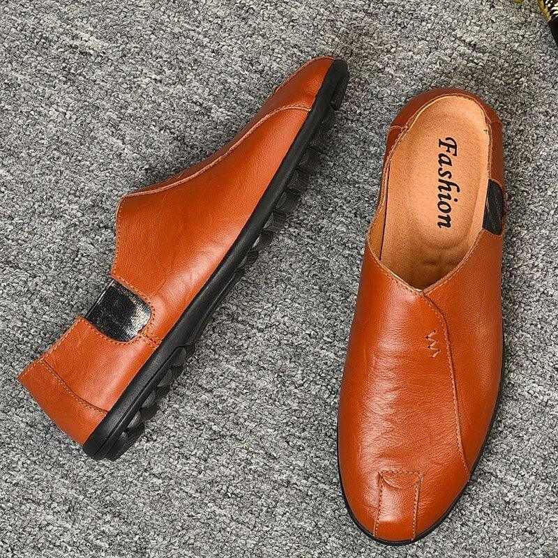 LuxoCraft Genuine Leather Moccasins: Men's Dress Shoes - Bruno Bold Shop