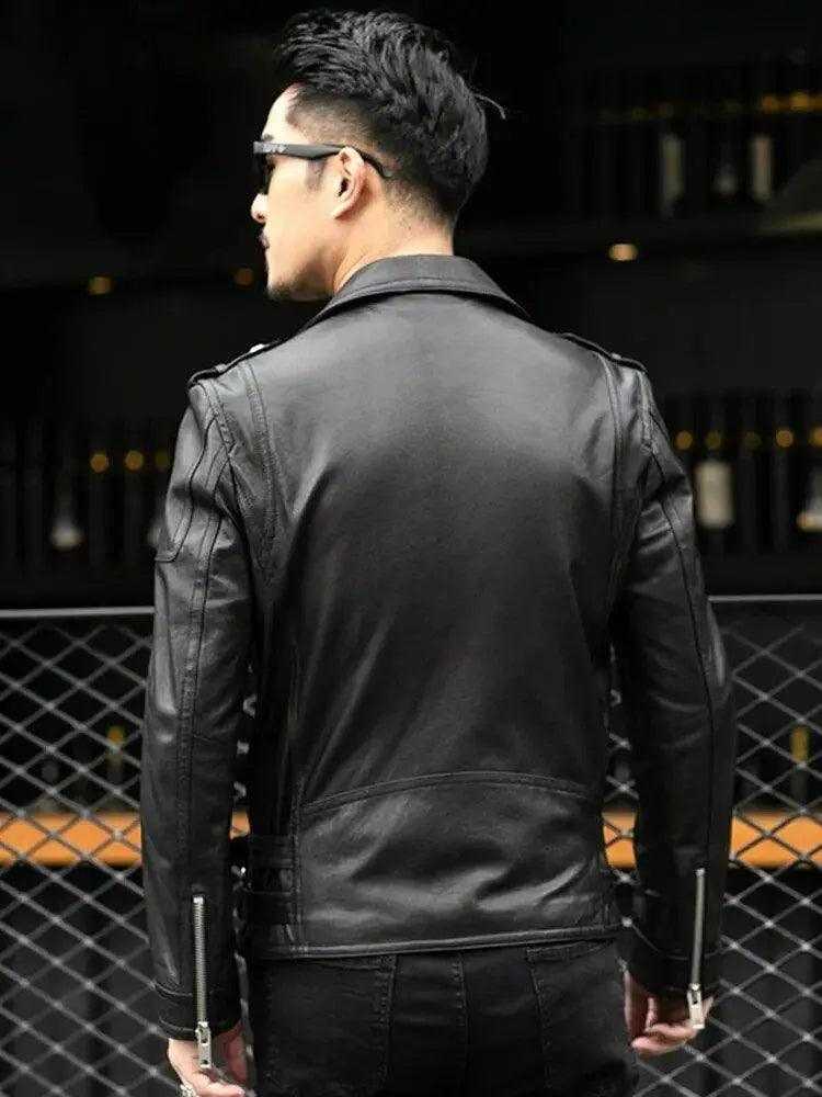 MotoMagnet Black Jacket: Sleek and Windproof - Bruno Bold Shop