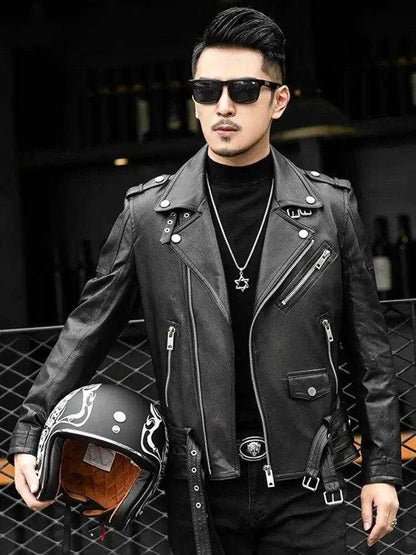 MotoMagnet Black Jacket: Sleek and Windproof - Bruno Bold Shop