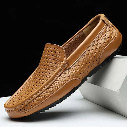 WorldView Breathable Genuine Leather Loafers - Bruno Bold Shop
