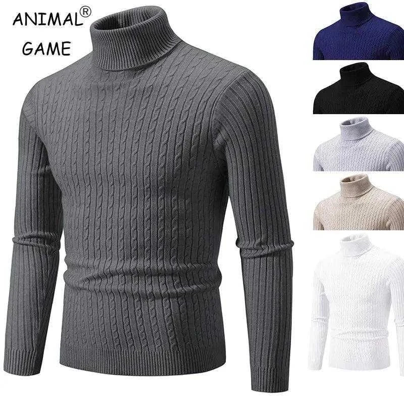 WoolenComfort Casual Turtleneck Sweater - Bruno Bold Shop