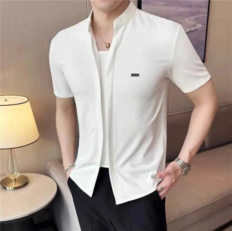 V-High Quality Slim Shirt - Bruno Bold Shop