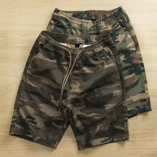 Camouflage Comfort Cargo Shorts