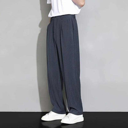 UrbanFlow Loose Fit Silk Pants for Men - Bruno Bold Shop