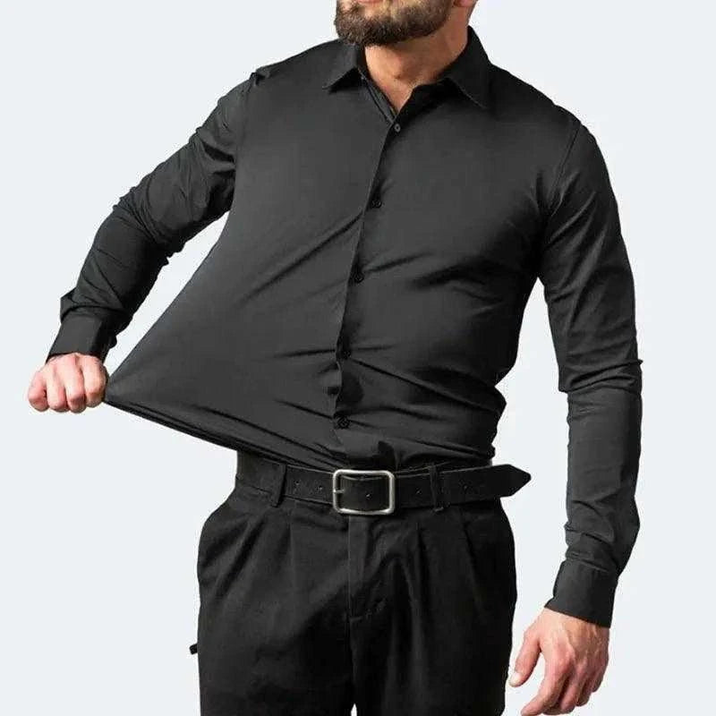 IronEase Elastic Shirt - Bruno Bold Shop