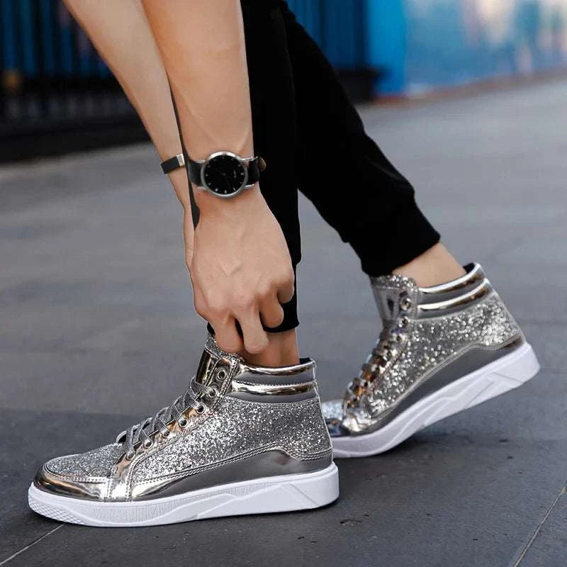 GlamGrip High-Tops: Fashion Sneakers - Bruno Bold Shop
