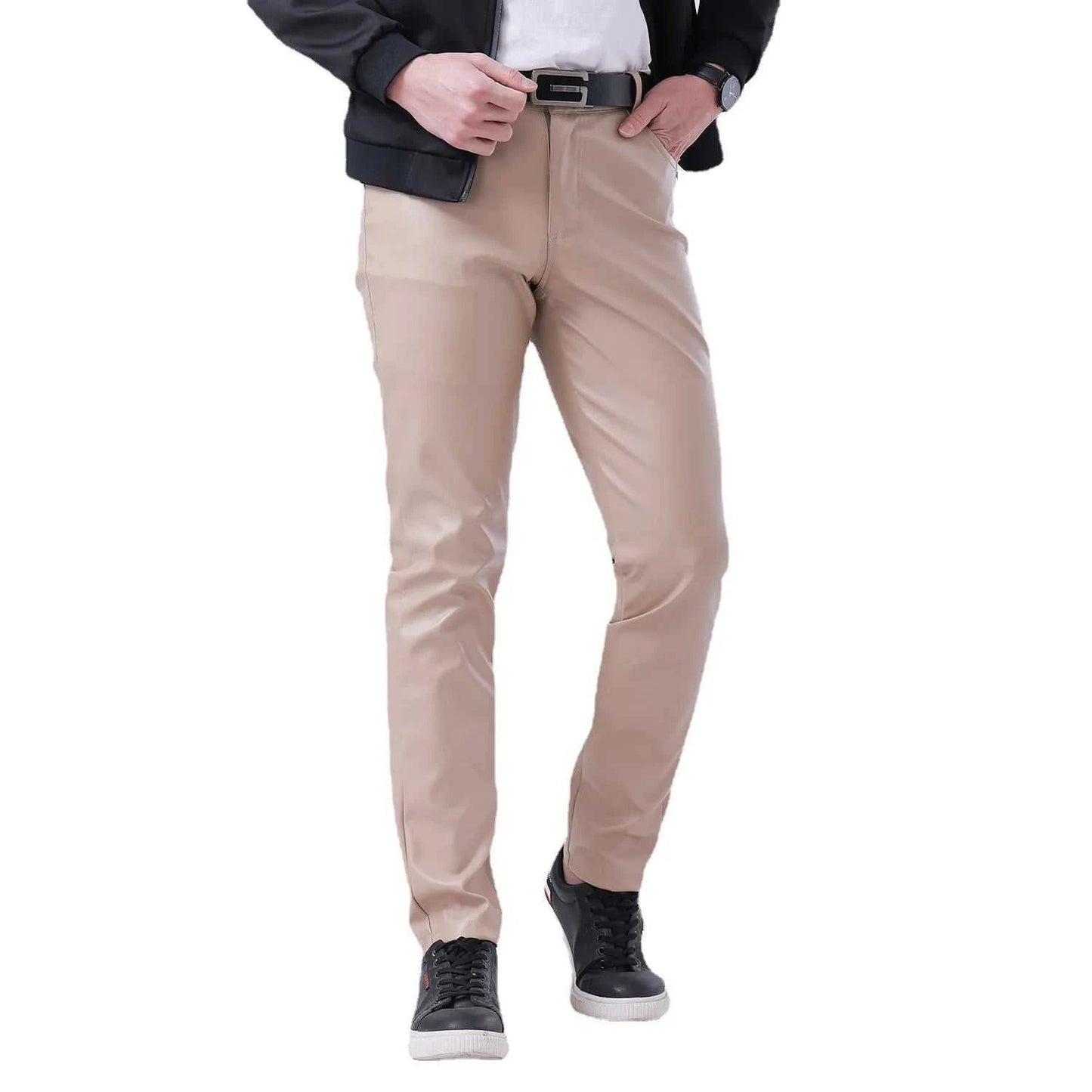 UrbanColors Slim Stretch PU Leather Pants - Bruno Bold Shop