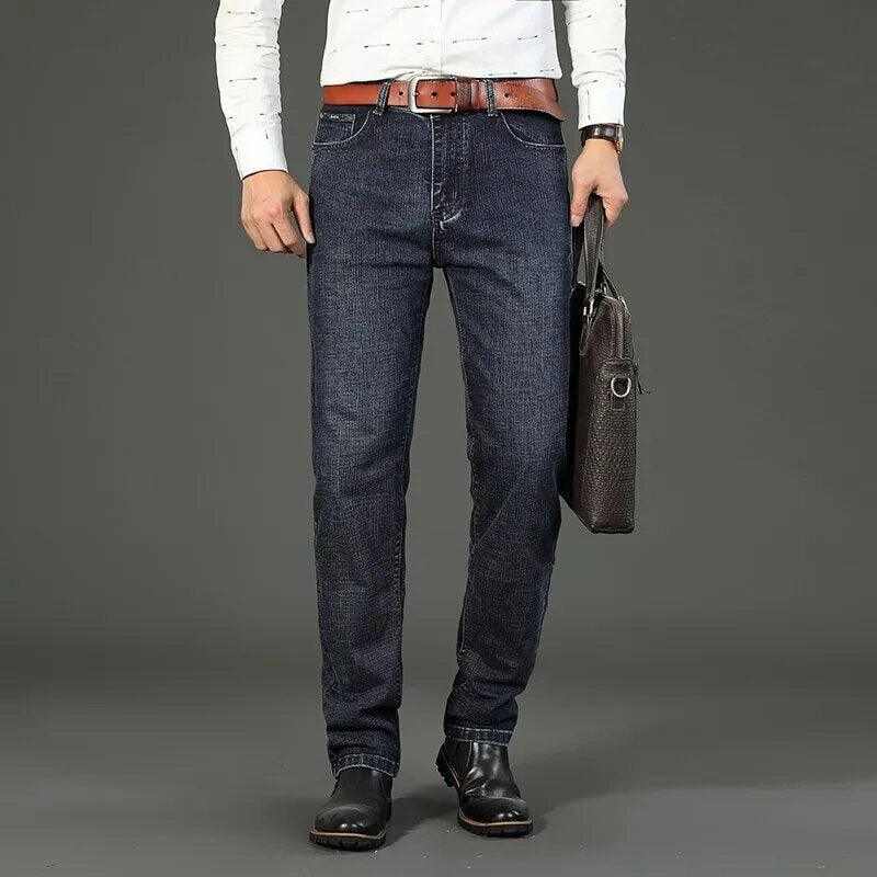 ClassicFit Blue Denim: Timeless Men's Jeans - Bruno Bold Shop