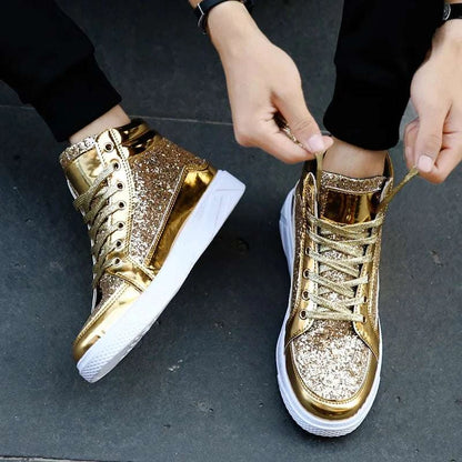 GlamGrip High-Tops: Fashion Sneakers - Bruno Bold Shop