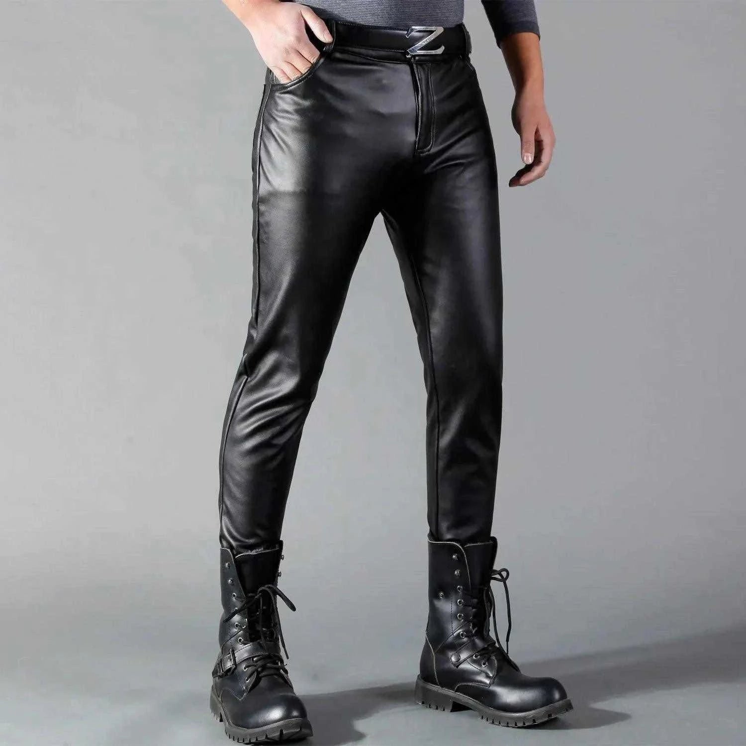 UrbanBlack Moto Leather Pants - Bruno Bold Shop