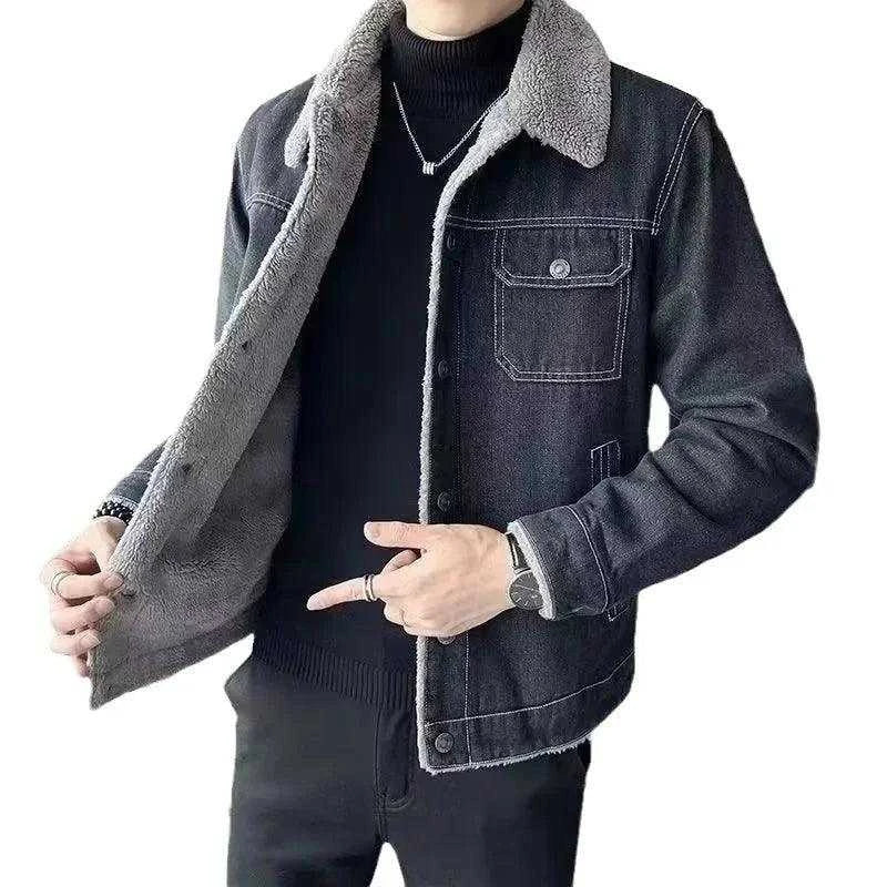 MyWinter Jeans Jackect with Fleece Collar - Bruno Bold Shop