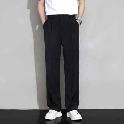 UrbanFlow Loose Fit Silk Pants for Men - Bruno Bold Shop